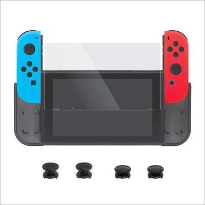 China PC+TPU & Accessory Bundle Tempered Glass Protector for Nintendo Switch, Tempered Glass Screen Protector Thumstick Case and Cover for Switch for sale