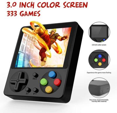 China Built In Retro 333 Games Handheld Game Console , 333 Classic Games 3.0 Inch HD LCD Screen Portable Video Game for sale