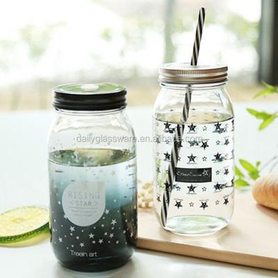 China Sustainable DAILY Round 24oz/22oz/750ml Mason Jar Without Handle for sale