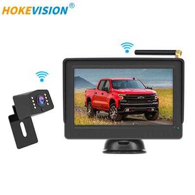 China 12v 24v 155 Voltage Wide Angle HD WIFI Promotional RGB Price Car Wireless Reverse Backup Camera And Monitor Kits For Car Pickup Vans for sale