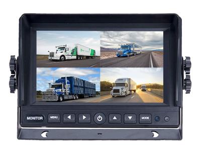 China Best Quality 4CH AHD 960P 7 Inch Quad View 400 Brightness In Dash 7 Inch Car TV Monitor for sale