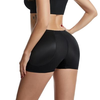 China 2201 antibacterial high-waisted plus size for women shapwear panties hip sponge pad hip pants waist control lifting underwear for sale