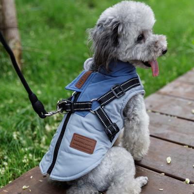 China Latest Product Winter Cotton Pet Apparel Viable Wholesale High Quality Polyester Material Cheap Stylish Dog Clothes Large for sale