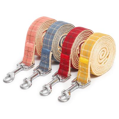 China Personalized New Pet Leash Dog Vest Chest Strap Plaid Nylon Dog Rope Dog Rope Pet Walking Products Wholesale for sale