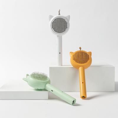 China Viable Pet Hair Comb Dog Grooming Brush Massages Handy Shaving Brush Remove Cleaning Tools Comb Pet Cleaning Brush for sale