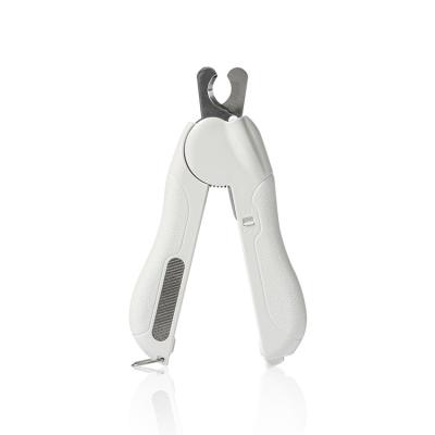 China Viable Dog Cat Nail Clippers Grooming Pet Claw Care Nail Cutter Stainless Steel Scissors With Free Nail Folder for sale