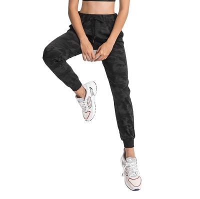 China Hot Selling Anti-UV Stock Joggers Track Pants Printed Women Sweatpants for sale