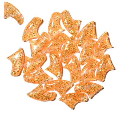 China Sustainable Amazon 24K Gold Glitter 100PCS Cat Nail Covers Cat Nail Caps Cat Claw Caps With Free Glue And Applicator 4 size XS/S/M/L for sale