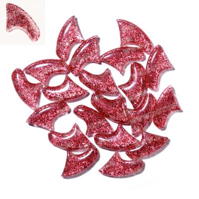 China New 100PCS Amazon Viable Color Red Glitter Cat Claw Caps Cat Nail Caps Cat Nail Covers With Free Glue And Applicator 4 Size XS/S/M/L for sale