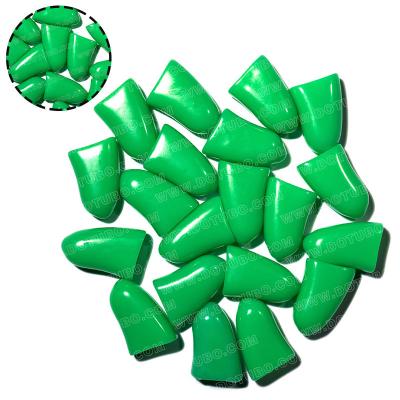 China Amazon Viable Hot Selling 100PCS Forest Green Color Soft Dog Nail Covers Dog Claw Hats With Free Glue And Applicator Size XS/S/M/L/XL/XXL for sale