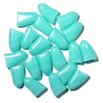 China Comfortable Color Viable Fashion Turquoise Amazon Dog Nail Covers Pet Claw Protector Variety Color Available With Free Adhesive 6 Sizes for sale