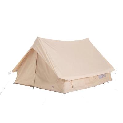 China Tube Type Tent Stake Hut Cotton Canvas Teepee Pasture Yurt Classic Outdoor Camping Indian House Tent for sale