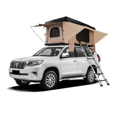 China Extended Type China Waterproof Auto Hydraulic Hard Top Car Roof Top Tent Off Road 4x4 SUV Shell For 2 Person for sale