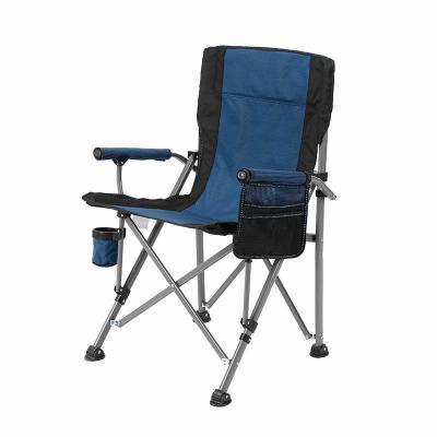 China Modern Outdoor Portable Leisure Beach Folding Metal Fishing Picnic Camping Backrest Lightweight Chair for sale