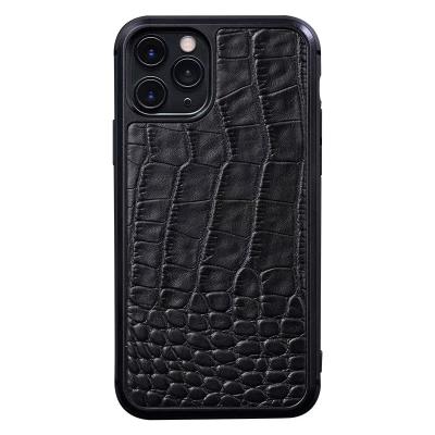 China Male/Female Shockproof Classic Cow Crocodile Texture Cell Phone Leather Case For Iphone Xs Xr Xs Max Iphone 12 mini 12 pro Max Case Cover for sale