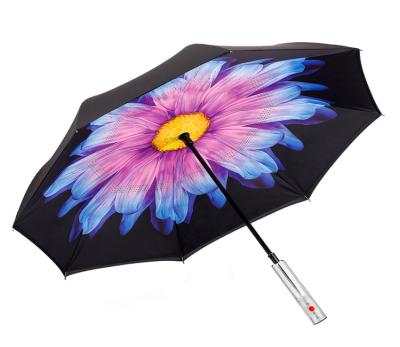 China OEM/ODM Rainproof Anti-UV Single Fold Led Umbrella Big Flower Led Umbrella Kids for sale