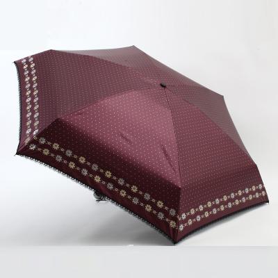 China Hand Open OEM Made Folding Umbrella With Polka Dot Various Color Sanrio for sale