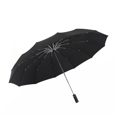 China Gift. BSCI Standard Class 3 Daily Portable Water Windproof 27 Inch 12Rib 3 Umbrella Anti-Storm Times Weather Resistant for sale