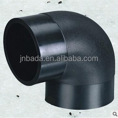 China Thicker Wall HDPE Drainage Pipe Fittings PE 100 Butt Fusion Elbow HDPE Pipe Price List Flang Electrofusion Fittings 110m for sale