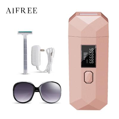 China AIFREE Mini Portable Laser Hair Removal Painless Home Use IPL Laser Hair Removal Painless Permanent Epilator Device for sale