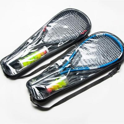 China Eastic & Durable Custom Design Racket Fashion Cheap Badminton Racket With PU Grip for sale