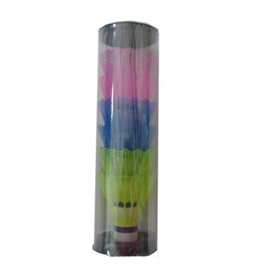 China Multicolor Sandwich Cork Cheap Good Quality Badminton Shuttlecock for sale