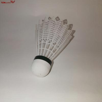 China Best quality hard plastic badminton shuttlecock feather super and nylon shuttlecock for outdoor exercise for sale