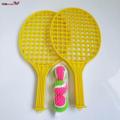 China sports & Mini Tennis Kid Entertainment Outdoor Sports Rackets Toy Plastic Tennis Racket For Kids for sale