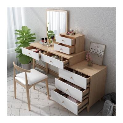 China (Other) High Level New Design Adjustable Appearance Vanity Set Dressing Table Hot Selling Delicate Makeup for sale