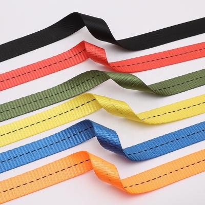 China Polyester Ratchet High Tensile Webbing Heavy Duty Nylon Webbing Strap For Bag Straps Cargo Carrying for sale