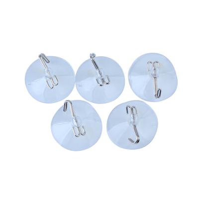 China Requirable PVC Products Super Strong Adhesion PVC Suction Cups With Hooks For Car for sale