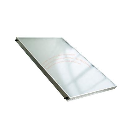 China Commercial / Spa Blue / S.W.H Parts Titanium Coated Flat Plate Solar Thermal Collector for sale