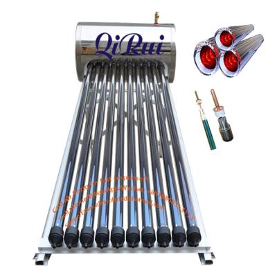 China Outdoor All Stainless Steel Heat Pipe Integrated High Pressure Solar Water Heater for sale