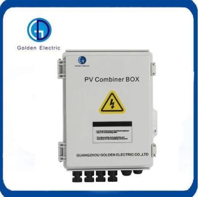 China Flame Resistance 4 String Solar Combiner Box PV Array Plastic DC 1000V for sale