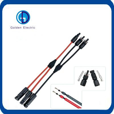 China Waterproof IP67 Mc4 Cable Connector with DC/DC Interface Type Copper Terminal Material for sale