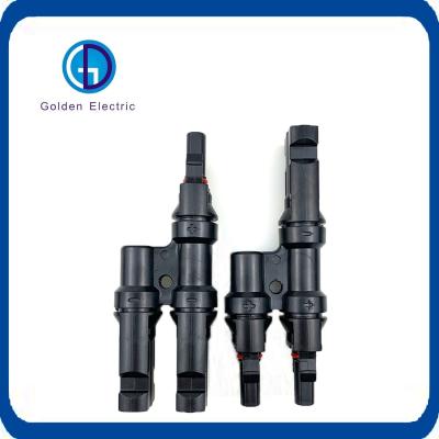 China US 0.8/Piece Rated Voltage 600V UL Mc4 Solar Connector 2 in 1 Branch Multiple PV Connector for sale