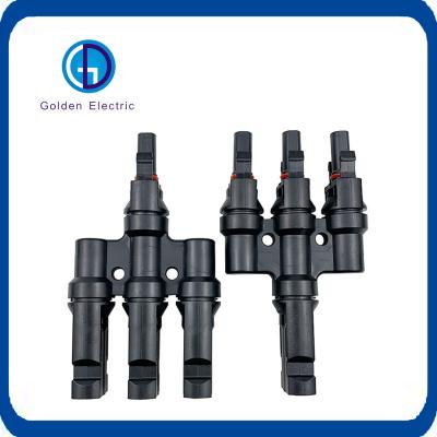 China Mc4 3 in 1 out Connector for Multiple PV Solar System Connector PPO Housing Material for sale