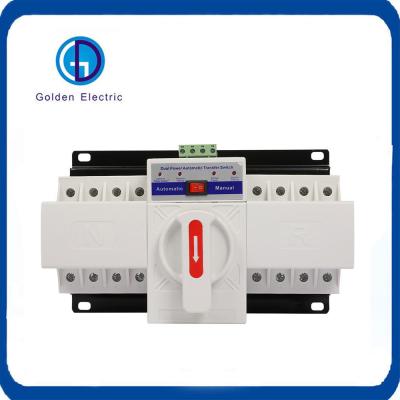 China Gdq2 Series ATS 63A 2p 3p 4p Dual Power Automatic Transfer Switch Electrical Manual Changeover Switch for sale