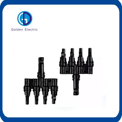 China Long Lasting Mc4 Y Branch Connector AC Pair Customized For Solar Panel Mounts for sale