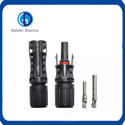 China Wear Resistant MC4 Chassis Connector 1500V DC 30A with Lightning Protection for sale