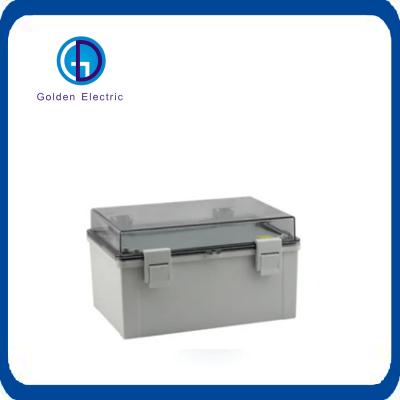 China Waterproof Plastic Enclosure ABS PC IP66 Electrical Junction Cable Box with Clear Lid for sale