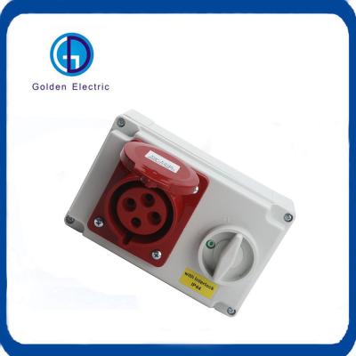 China IP44/IP67 3p 4p 5p Industrial Socket Receptacle and Switch for Industrial Plug Sockets for sale