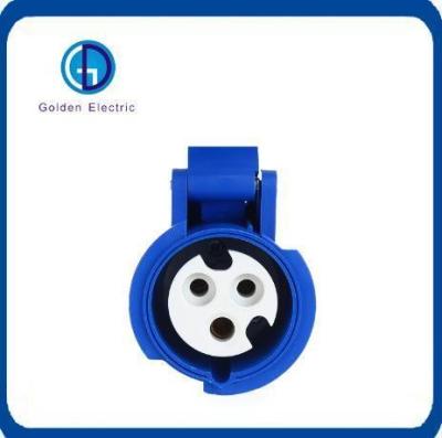 China 110V/220V/380V/415V Cee 16A/32A 3p Blue Outdoor Waterproof Plug Socket Connector for sale