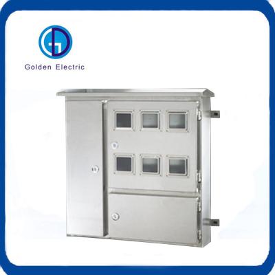 China Indoor/Outdoor Stainless Steel Electric Meter Box for Electrical Supply and Equipment for sale