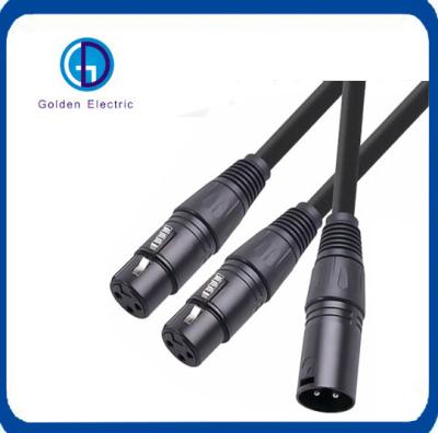 China Small Size XLR 3 Pin Industrial Plug High Flexibility With Gold Plating for sale