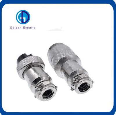 China 12mm 3 Phase Electrical Sockets Easy Installation Panel Connector Gx12 Cee IP67 plug for sale