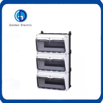 China Low Voltage Household Surface Mounted ABS Plastic Distribution Box Enclosure with MCB for sale