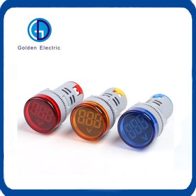 China Ad22 Series Mini LED Digital Voltmeter Indicator Light for AC60-500V Voltage Measuring for sale