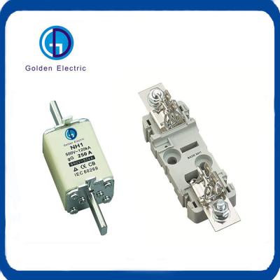 China 125A/160A/250A/400A/630A Operating Class Gg Fuse Block Link AC Fuse Base Fuse Holder with 500V HRC Fuse Link for sale