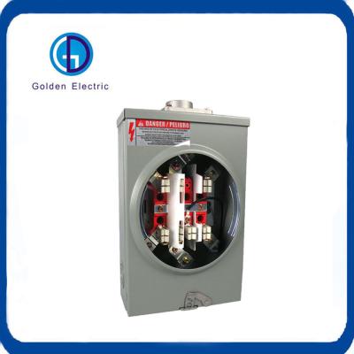 China 600 V wisselstroom 3 fase elektrische 125 amp meter basis meter houder ring type energie meter stopcontact Te koop